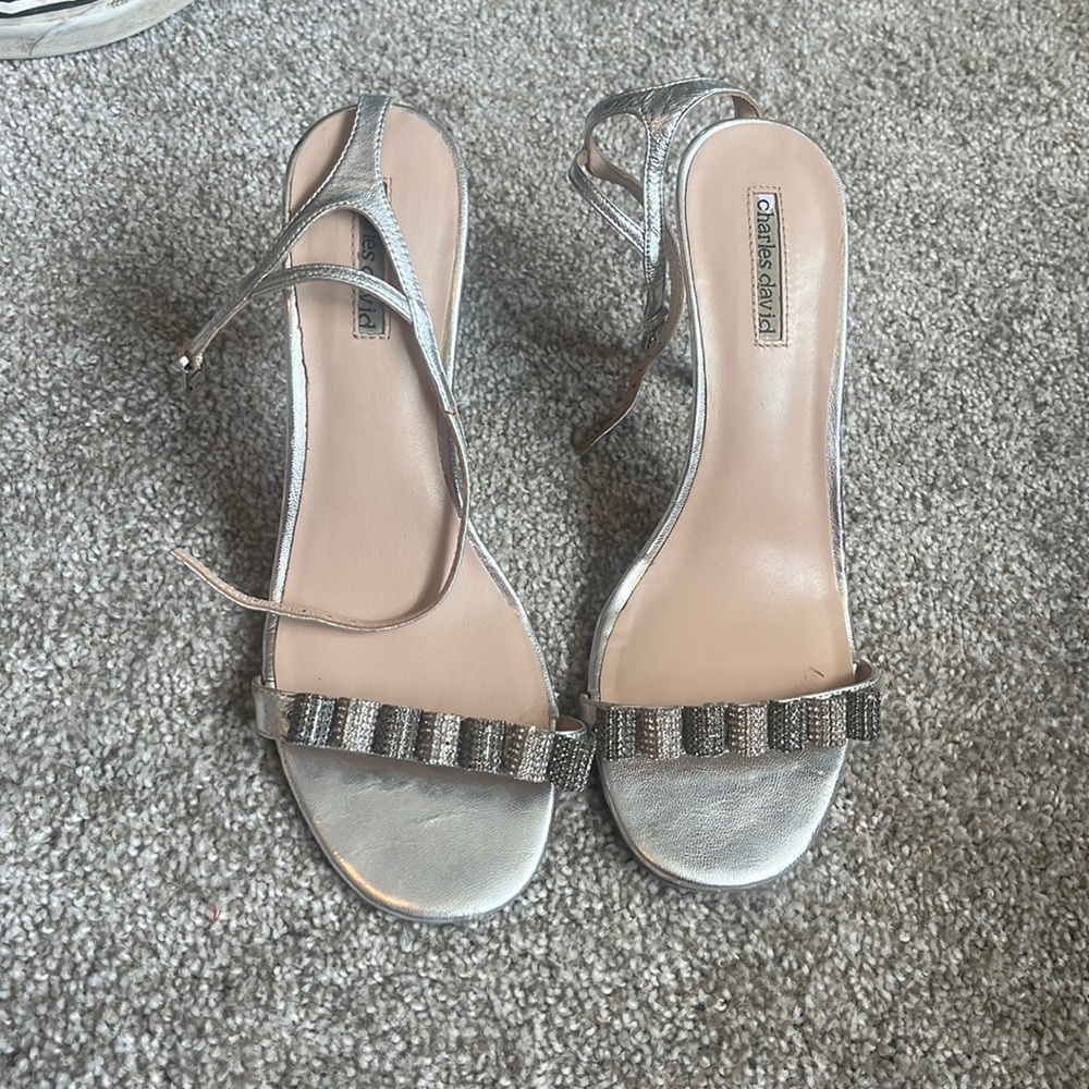 Silver heels